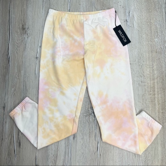 Wildfox Cotton Candy SweatPants Tie Dye Sz Medium - Picture 3 of 10